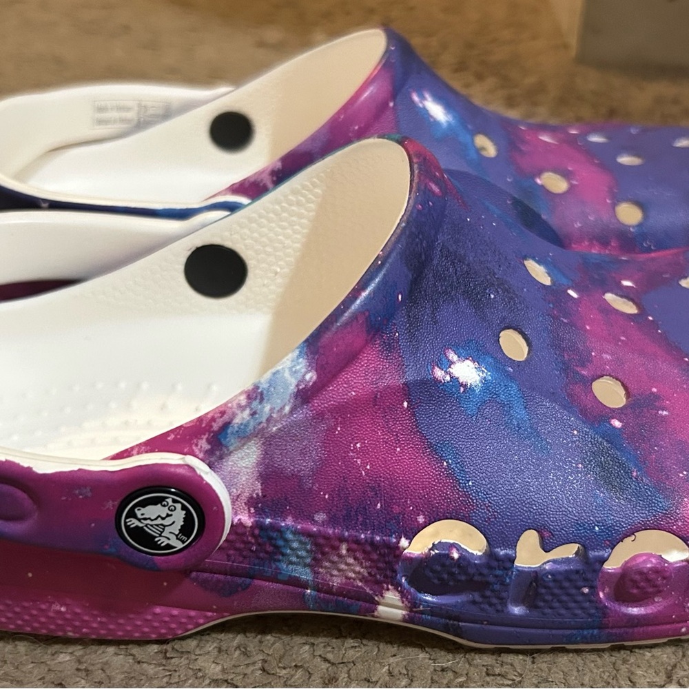 Colorful Galaxy Crocs - Picture 2 of 3